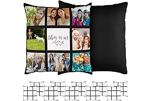 Blank 16x16 Sublimation Panel Pillow Cases (6-Pack) DIY Polyester No Insert