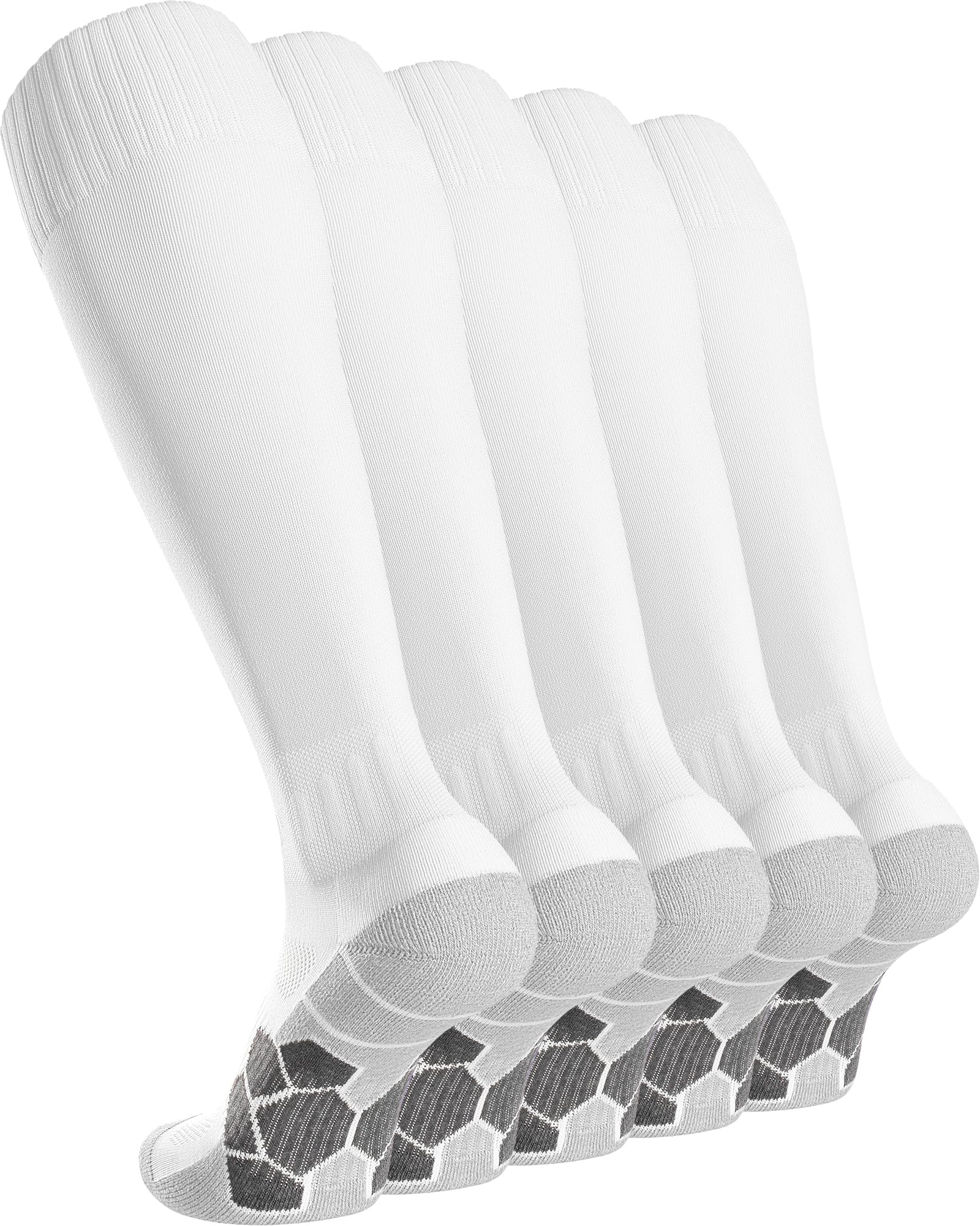 APTESOL Soccer Socks Knee High Team Sport Socks for Kids Youth Adult