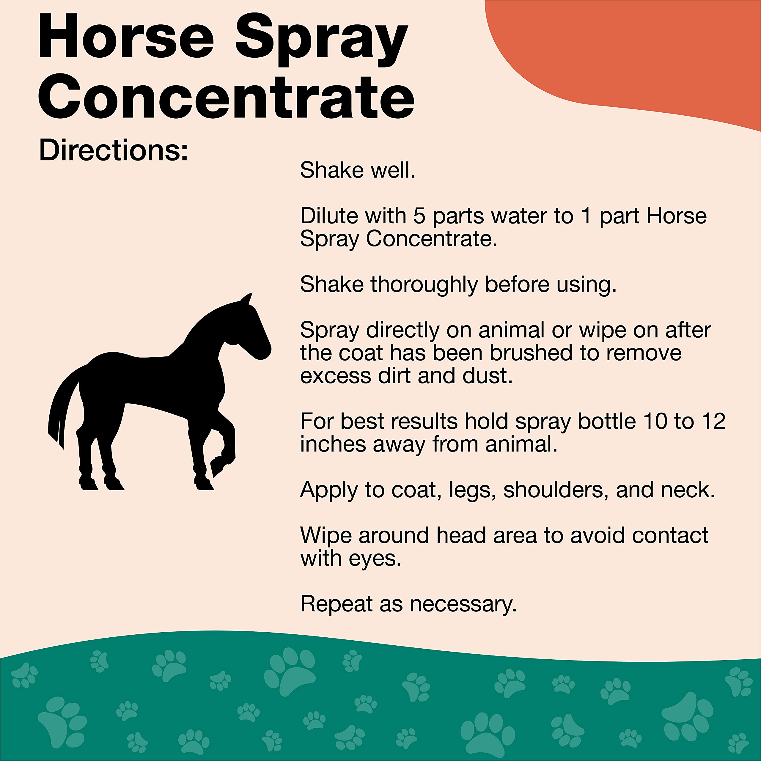 NaturVet Natural Horse Spray Repellant – For Horses Coat, Legs, Shoulders & Neck – Includes Citronella, Rosemary, Cedar Oils – Herbal Fragrance for Horses – 32 Oz. - image 3