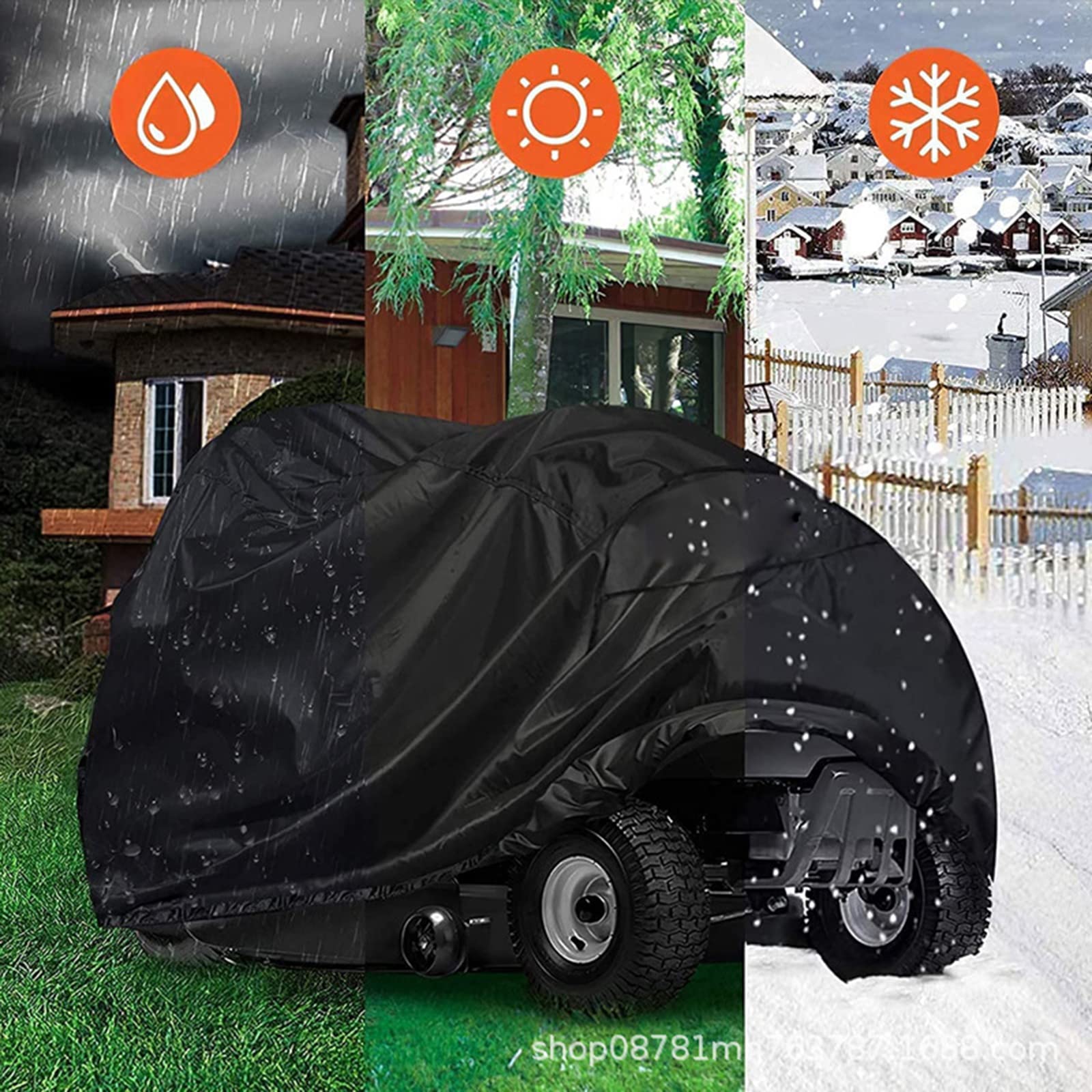 Telo Auto Telo Copriauto Impermeabile Taglia XL - Protezione Da Pioggia E Sole, Colore Grigio Telo Grigio Per Auto Generico - Foto 2