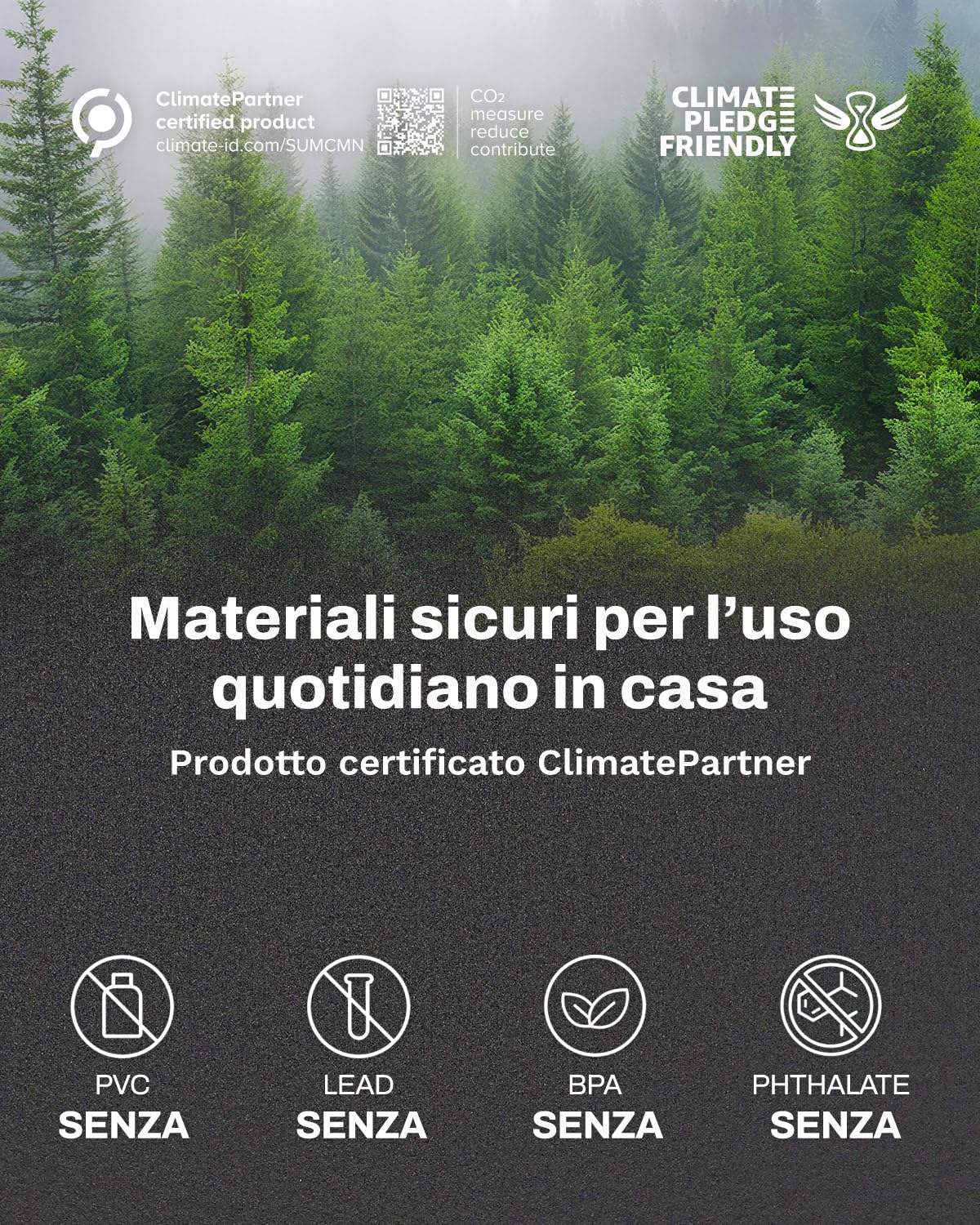 AIRHOP 12 pz 60x60x1,4cm Tappetino per Attrezzature da Esercizio, Superficie in Gomma Robusta e Spessa,Tappetino Puzzle per la Protezione del Pavimento, per Palestra e Casa,Tappetino Fitness BK-12PCS