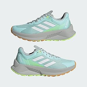 Amazon.com | adidas Terrex Soulstride Flow Semi Flash Aqua/Crystal  White/Wonder Silver 6.5 B (M) | Hiking Shoes