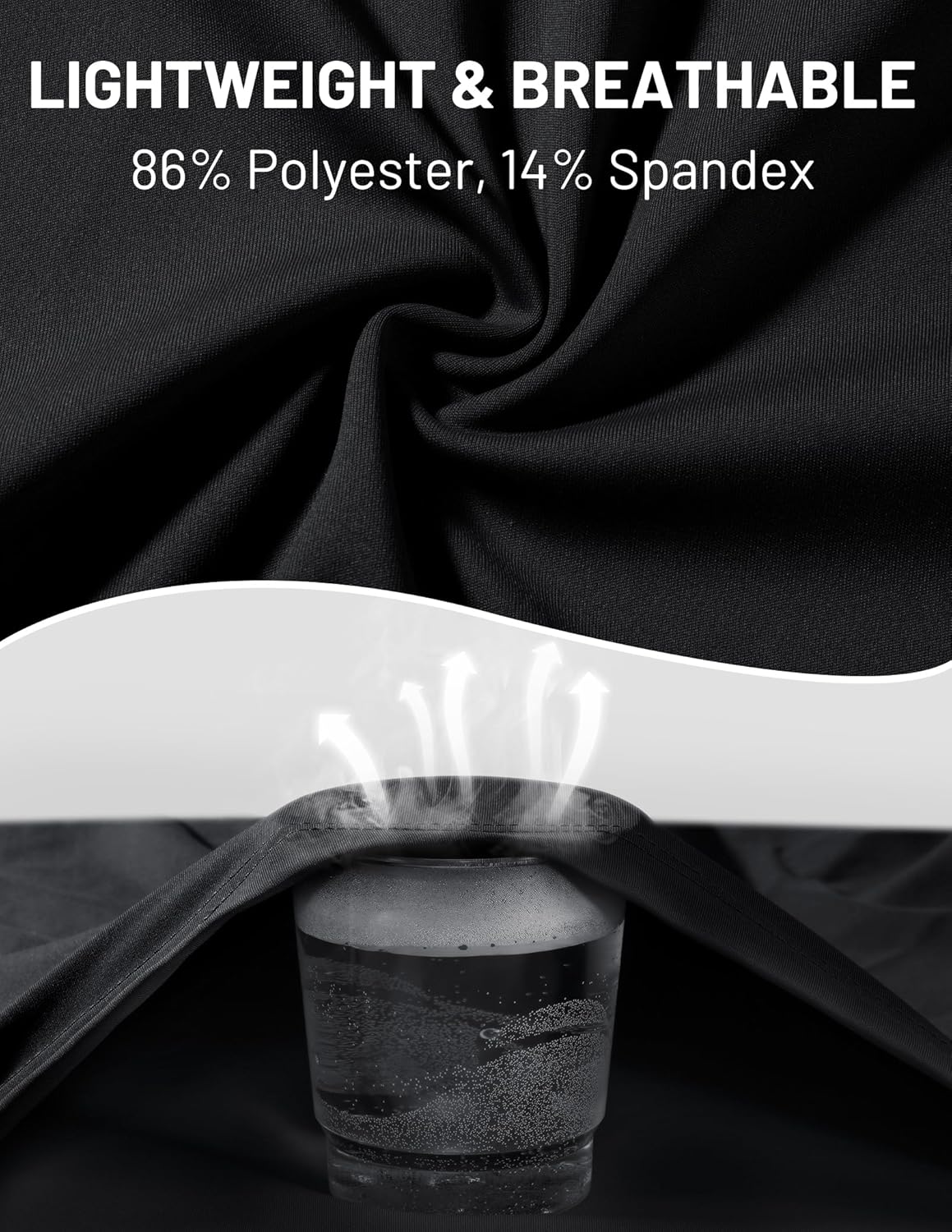 MIER Mens Quarter Zip Pullover Dry Fit Lightweight 1/4 Zip Long Sleeve Shirts for Athletic Running Golf Hiking, UPF 50+ - Image 4