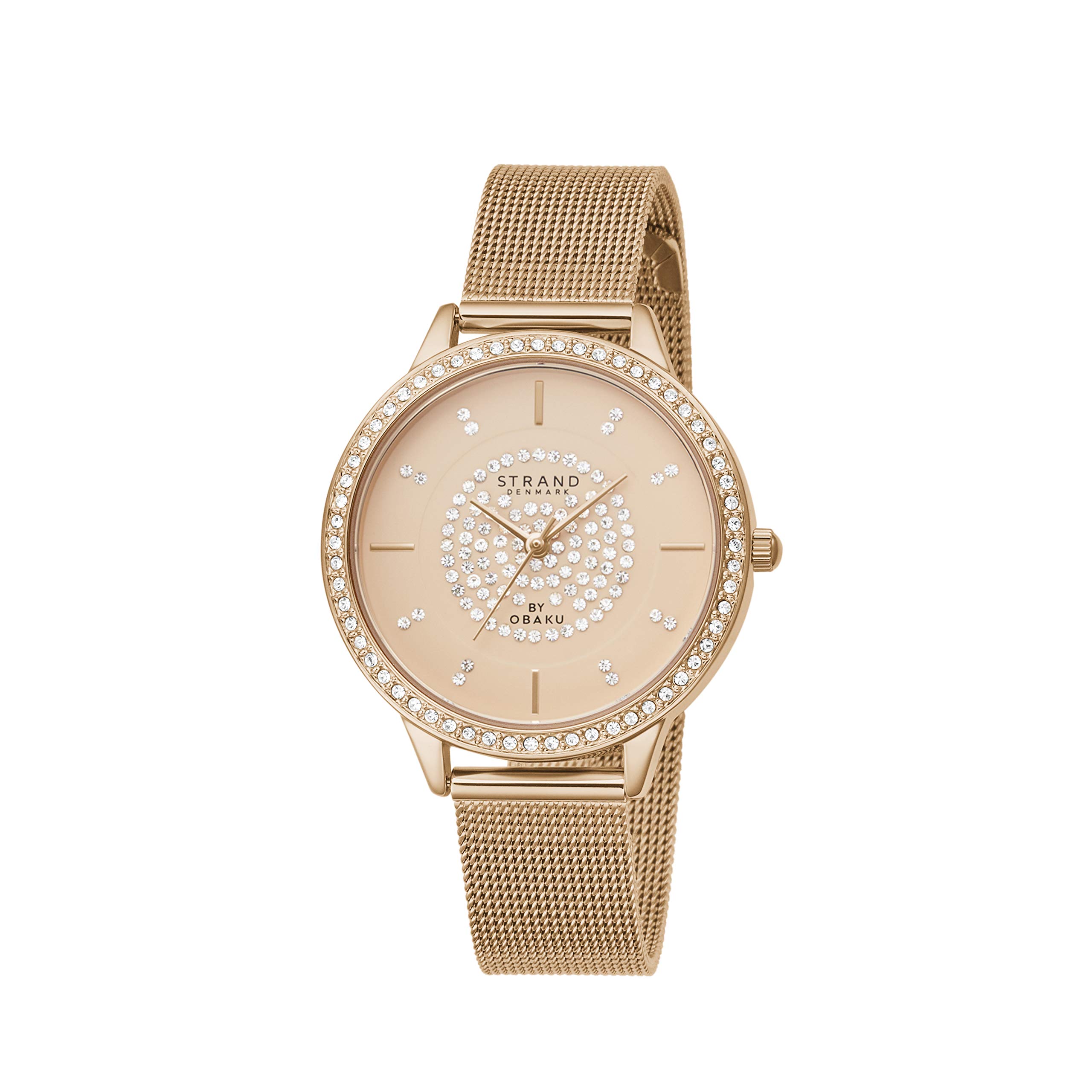 Strand By Obaku Fjord Analog Rose Gold Dial Womens Watch-S711LXVVMV (B08RDYYZN2) Amazon Price History, Amazon Price Tracker