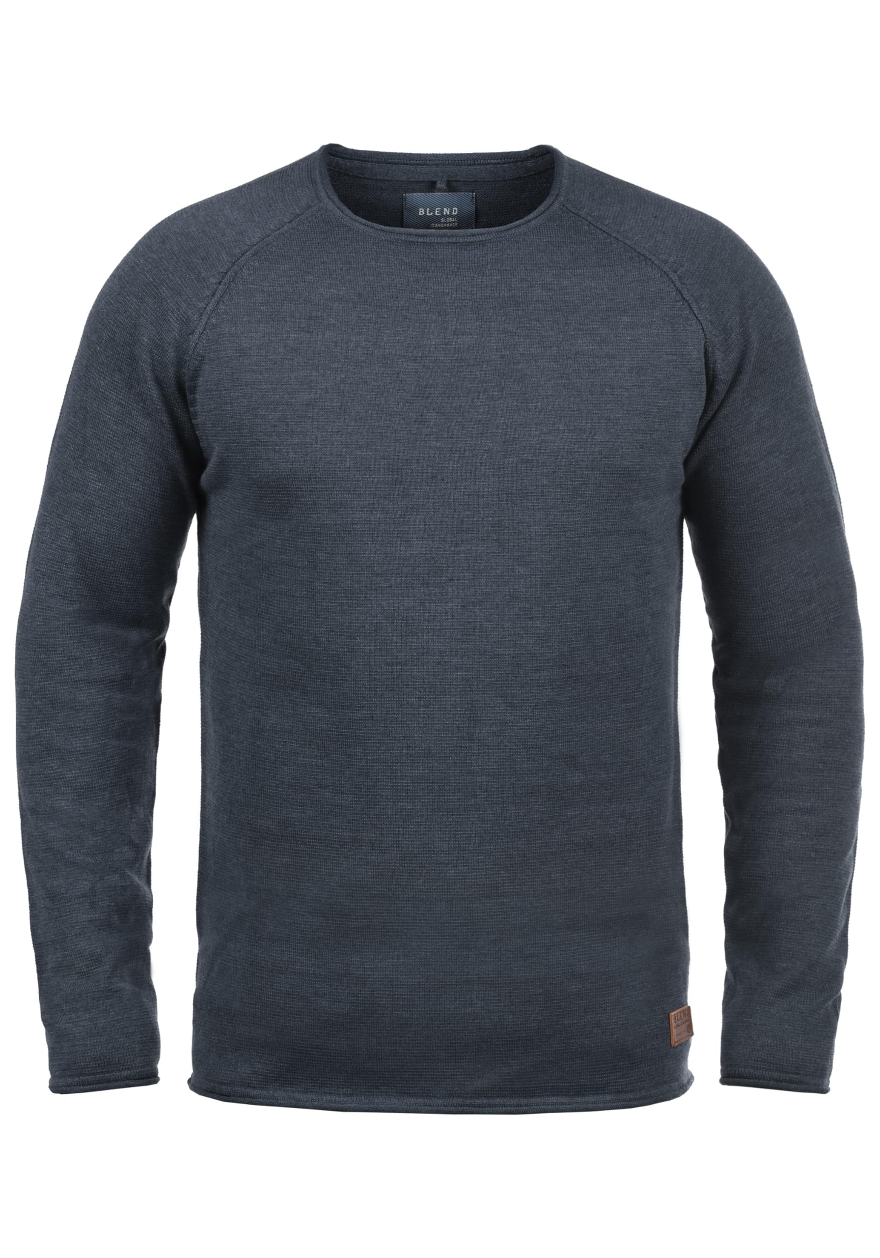 Blend BHJohn Herren Strickpullover Feinstrick Pullover mit Rundhalsausschnitt