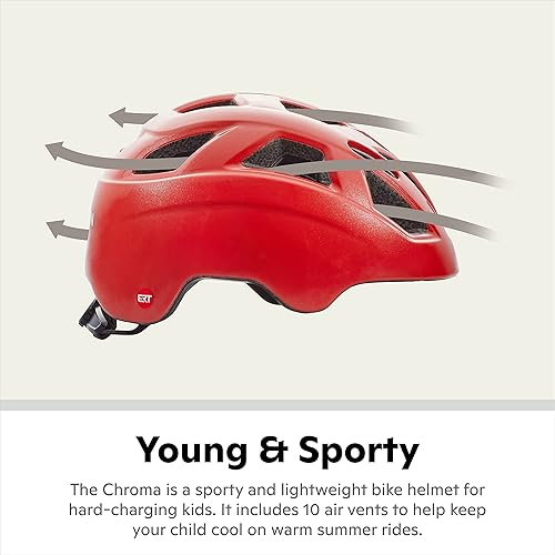 Miniatura 4 de Schwinn Chroma ERT - Casco de bicicleta para niños, se adapta a circunferencias de cabeza de 48 a 21.3in, pequeño para niños, varios colores