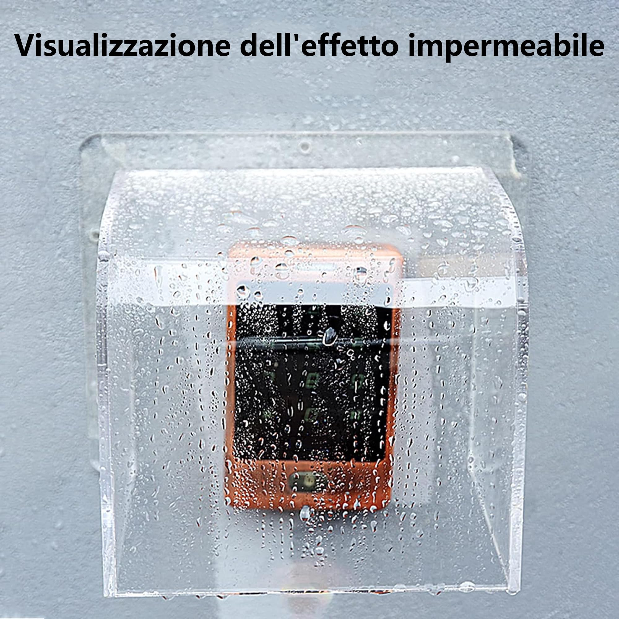 Couverture De Pluie De Sonnette En Plastique Imperméable à L'eau Anti