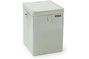 Brabantia 35L Stackable Laundry Hamper with Front and Top Opening in Green