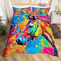 Vista 25 de Funda de Edredón de Gatos Galaxia Tamaño Full, Juego de Ropa de Cama Gótica de Luna Estrellada y Constelación 3 piezas para Decoración de Habitación