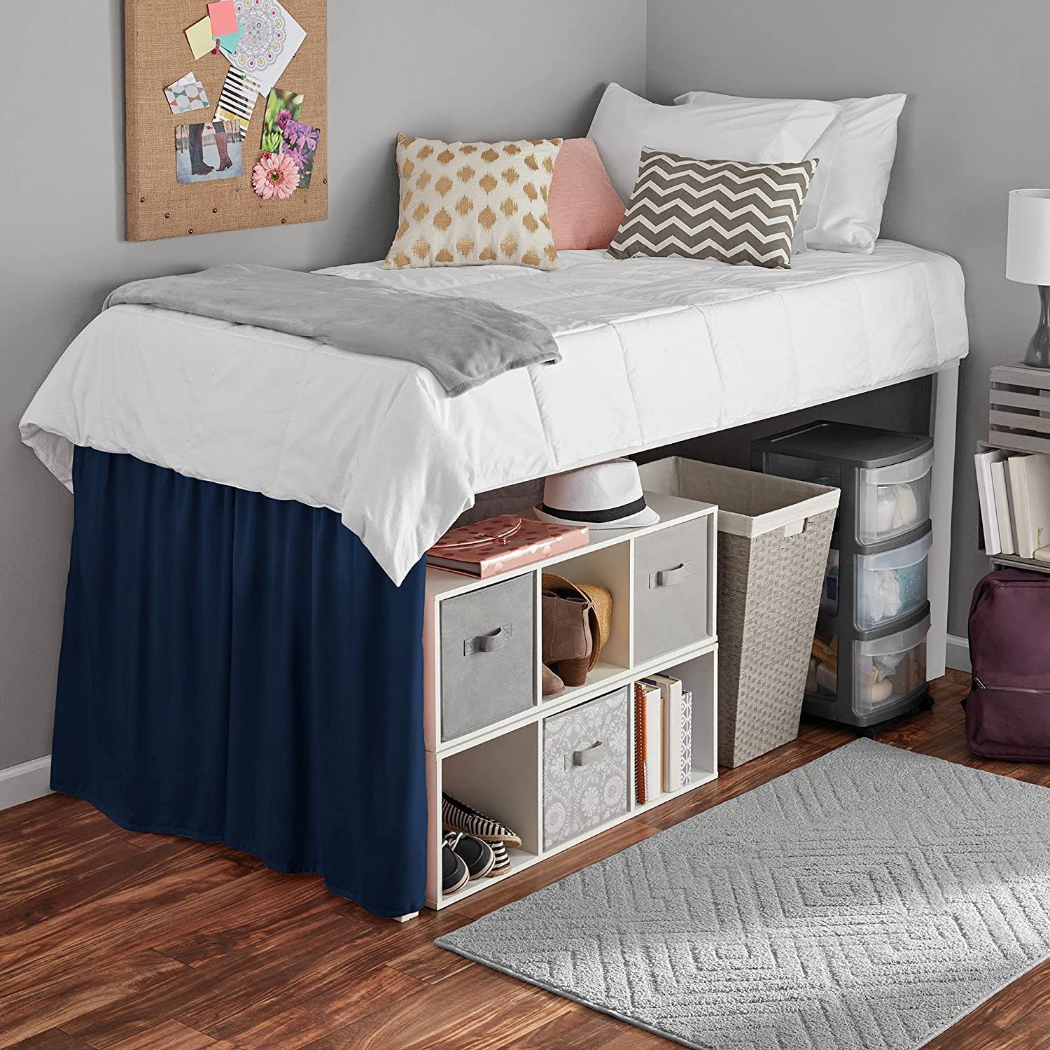 Dorm Room Bed Skirt