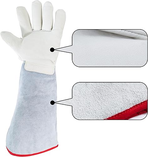 Miniatura 3 de HFS (R Cryogenic Gloves LN2 - Guantes protectores de nitrógeno líquido de baja temperatura (17.8 pulgadas)