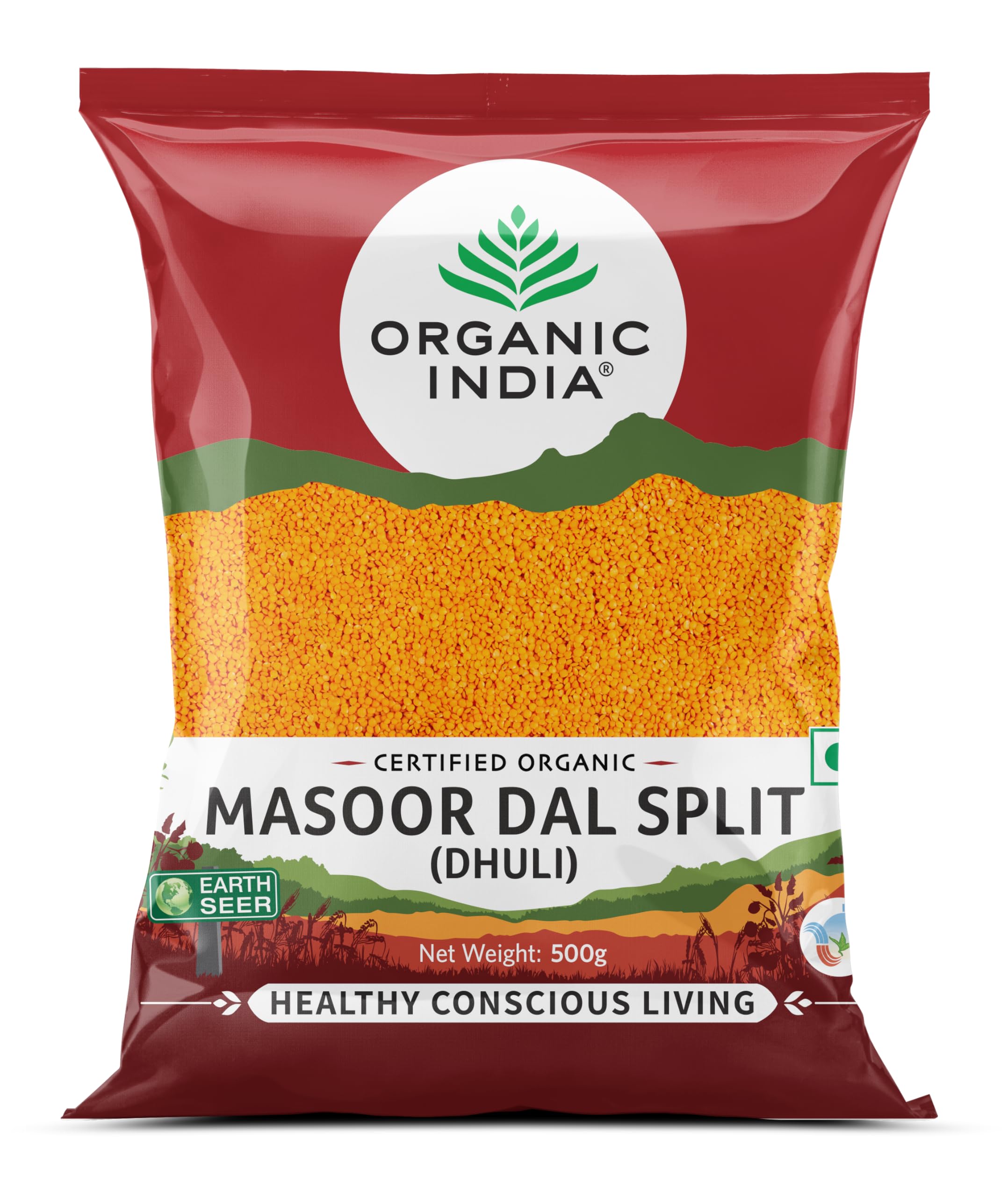 ORGANIC INDIA Masoor Dal Split (Dhuli) 500 gram (Pack of 1) (B09ZLJMHNN) Amazon Price History, Amazon Price Tracker