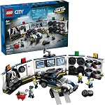 LEGO City Custom Police Car Garage Building Toy for Kids - Modular Construction Set for Pretend Play - Building Blocks W/Police Car Toy for Boys & Girls, Ages 6+ - Gift Idea for Birthdays - 60457