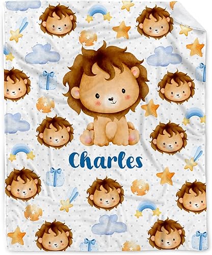 Miniatura 126 de Butterfly Custom Baby Blanket with Name Personalized Baby Blanket for Girl Boy Birthday Chirstmas Gift Customized Baby Receiving Blanket for Newborn