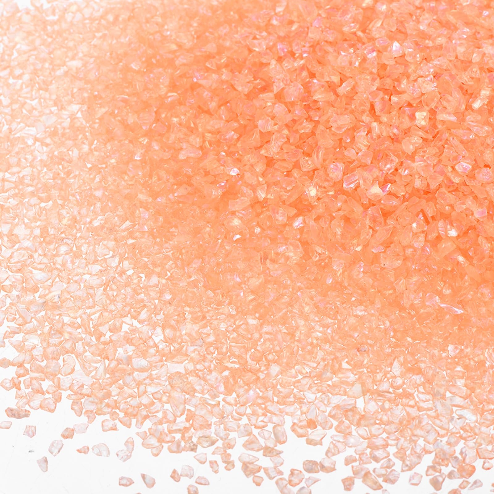 Vidrio triturado para arte de resina con brillo metálico irregular manualidades 3 piezas 150g