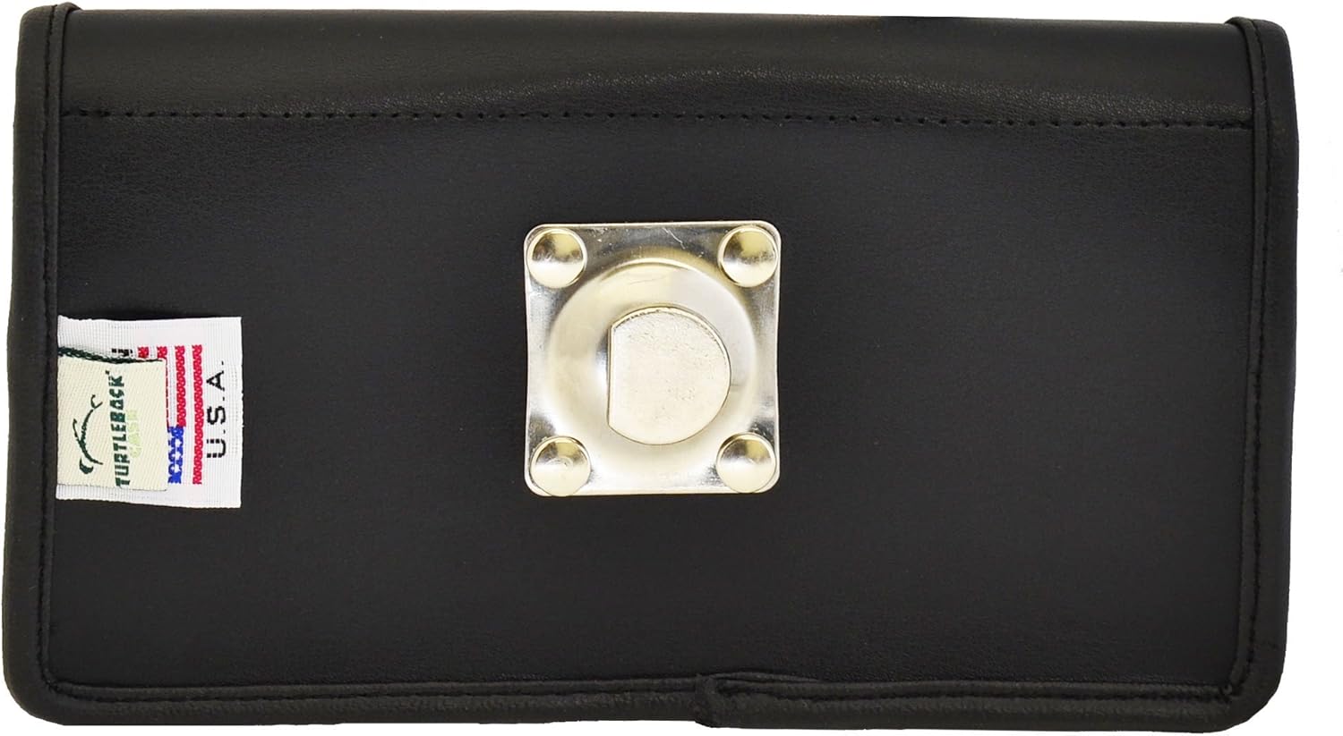 Turtleback Belt Case Compatible with Apple iPhone 6S, iPhone 6 Black Holster Leather Pouch with Heavy Duty Rotating Ratcheting Belt Clip Horizontal