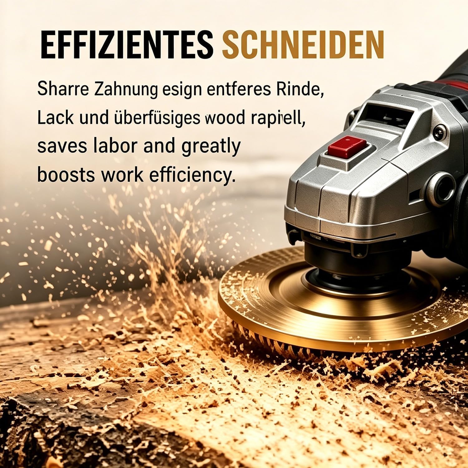 Generisch 3Stück Wolframcarbid Schleifer, Schleifscheibe – Wolframkarbid-Rad & Wolframkarbid-Scheibe für Winkelschleifer – Wolframcarbid Scheibe zum Holz Schleifen, schnitzen & schneiden (Ebene)
