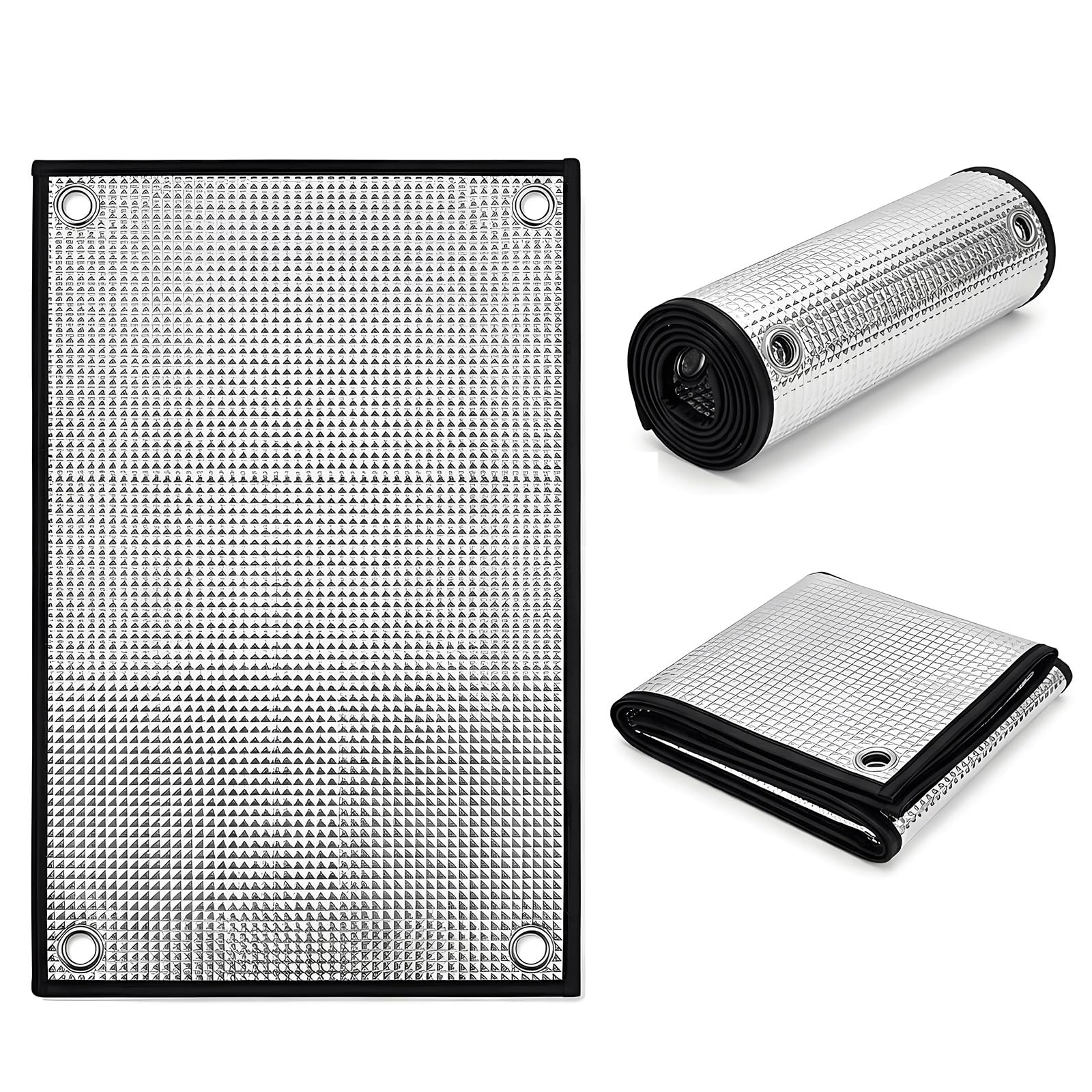 Aluminium foil Window Film, Heat-Insulating and Light-Blocking(35x35in)
