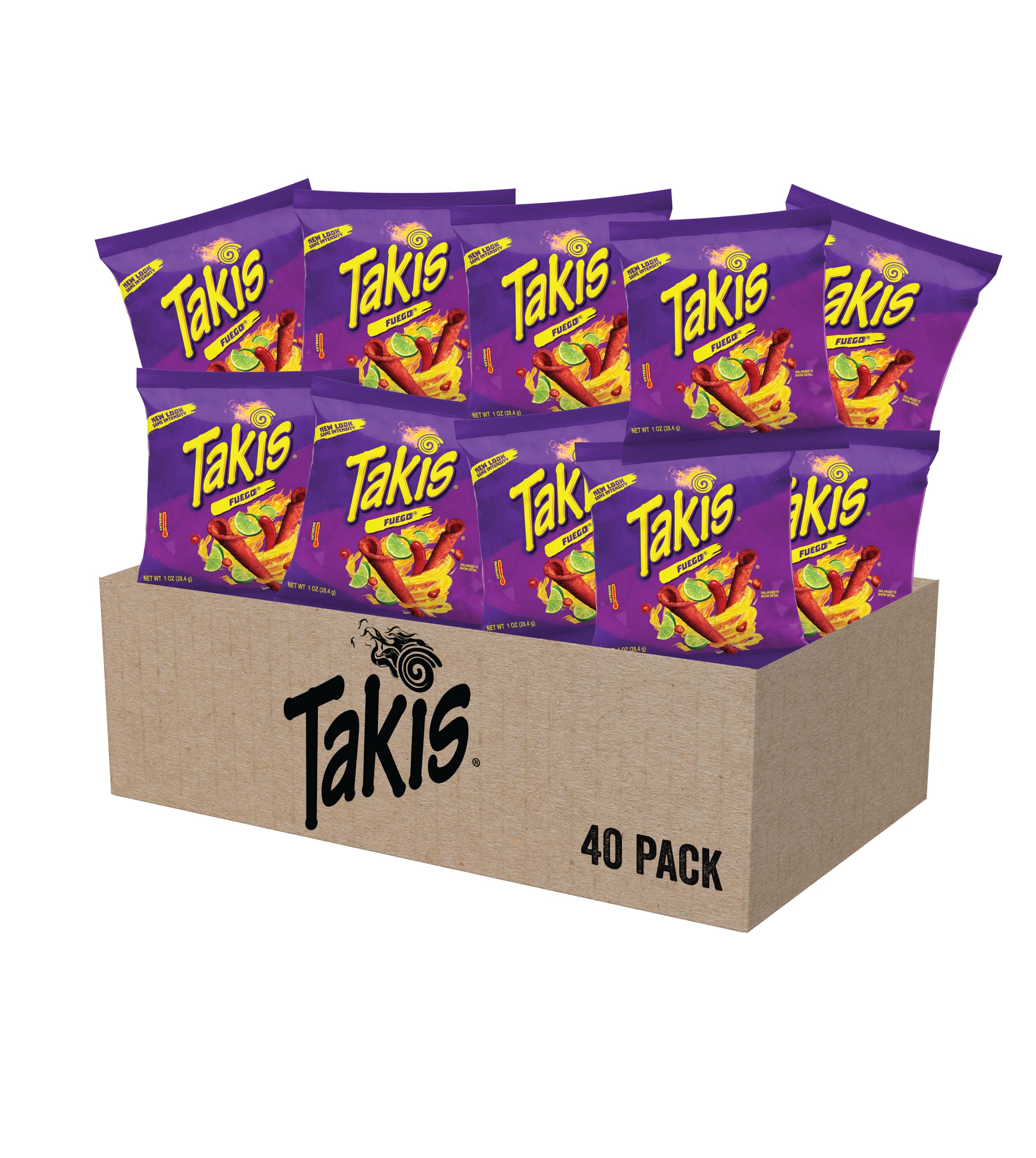 Buy Takis Fuego Rolled Tortilla Chips, Hot Chili Pepper and Lime