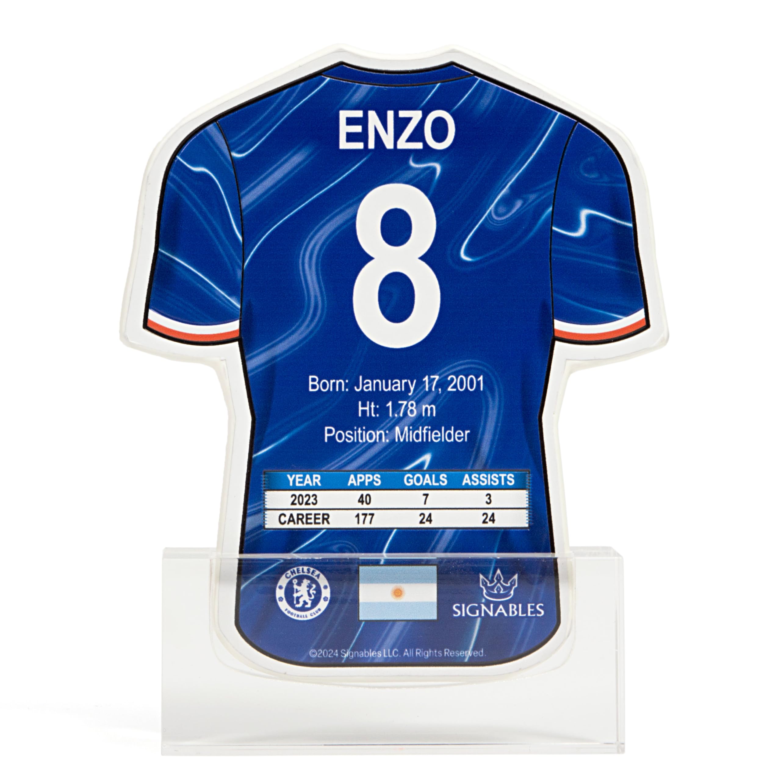 Signables Enzo Fernandez - Chelsea F.C. 2024-25 - Estilo de camisa