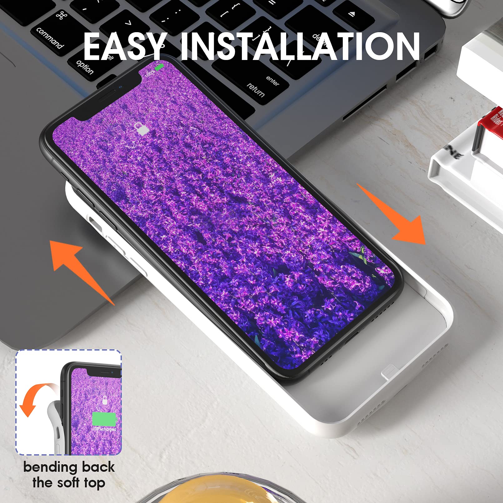 Custodia Power Bank Per IPhone 11 Con 8500 MAh - Triplica La Batteria, Supporto Integrato E Protezione Totale - Foto 2