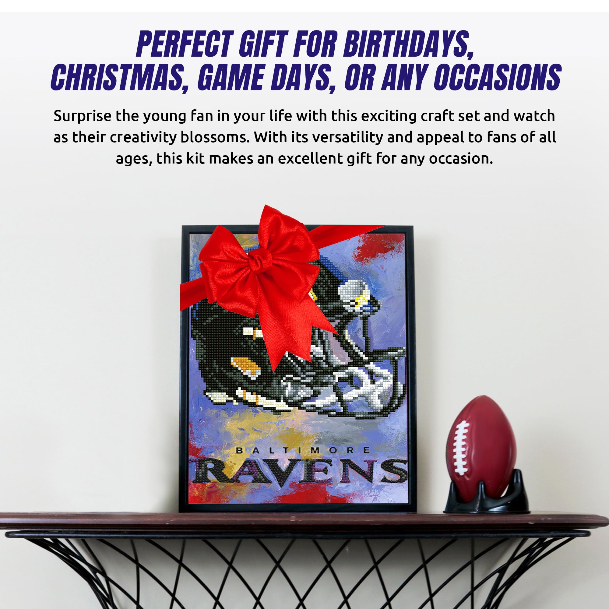 Amazon.com: Sporticulture NFL Baltimore Ravens Diamond Painting
