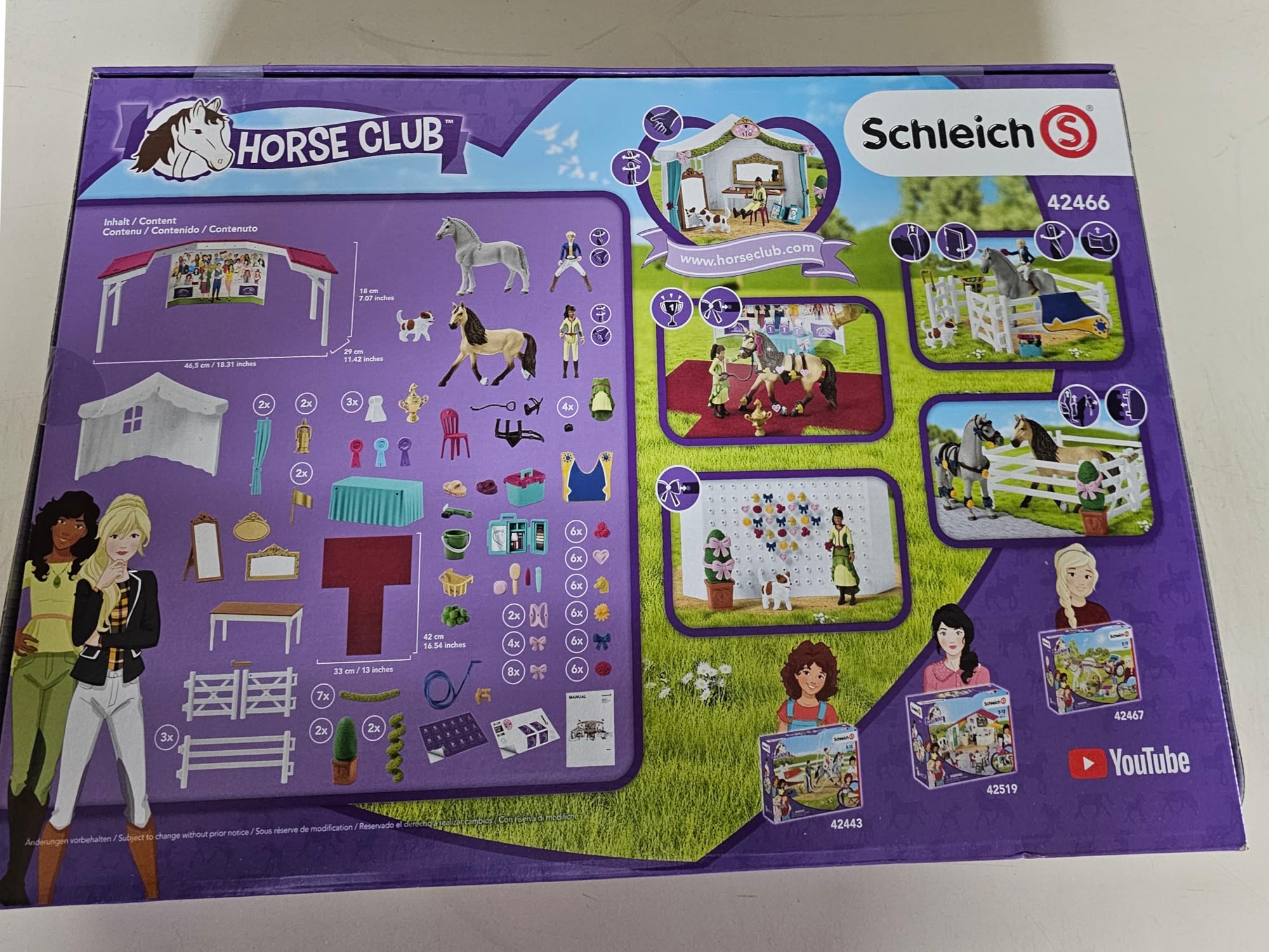 SCHLEICH Horse Club Spielset - Große Pferdeshow , Spielzeug ab 5 Jahren