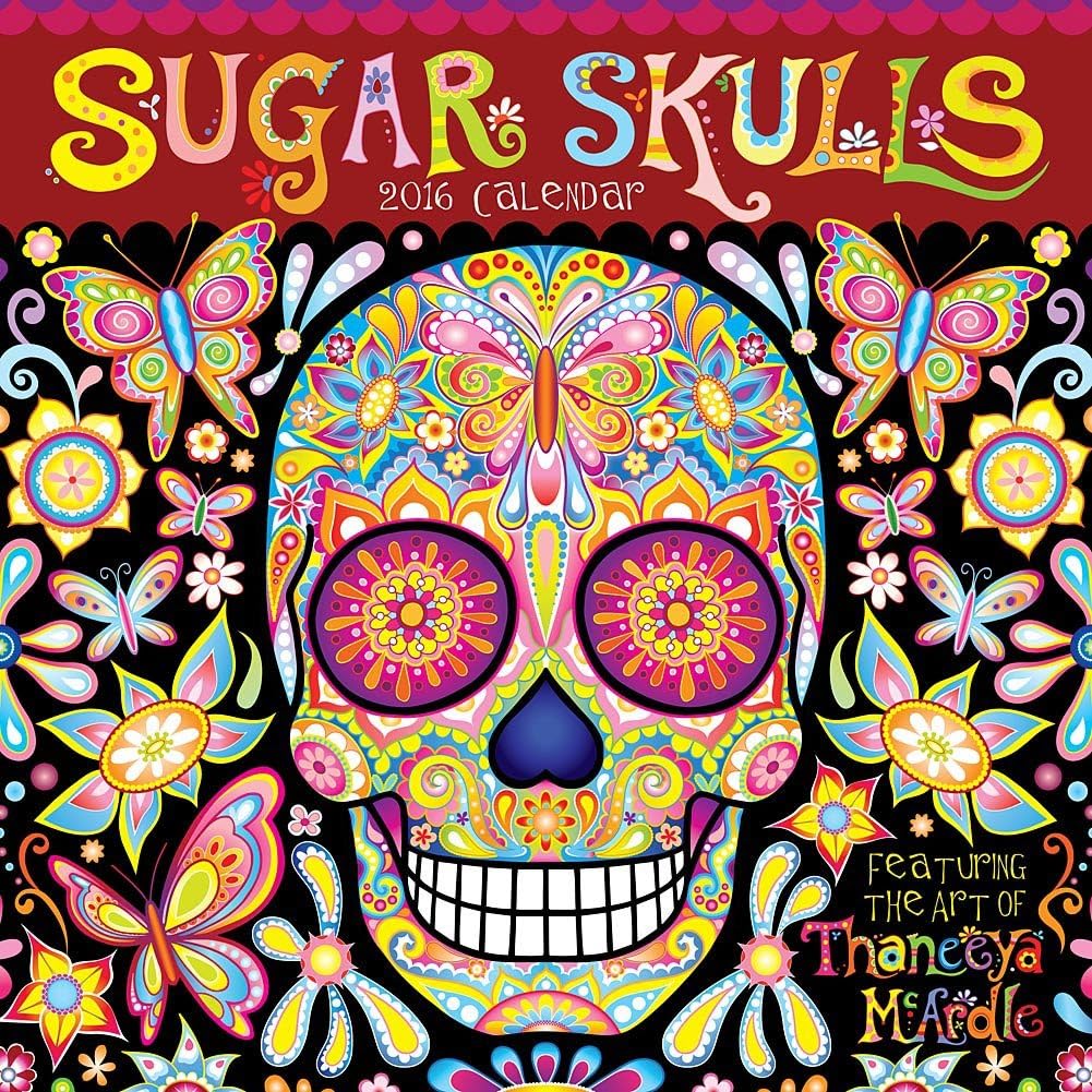 2016 SUGAR SKULLS Wall Calendar