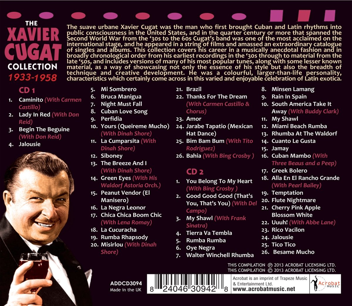 Xavier Cugat Collection..