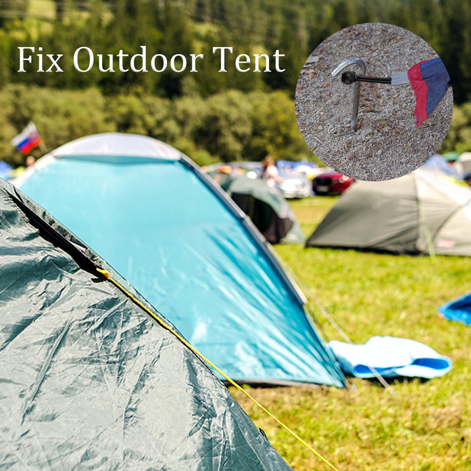 Cavo Elastico A Sfera 6 Pollici Cavo Elastico Con Sfere, 50 Pezzi - Foto 3