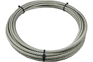 1/4 Inch Wire Rope 7x19, 304 Stainless Steel Wire Cable