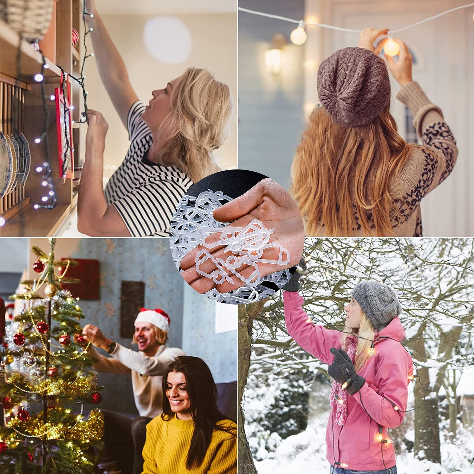 Luz De Navidad Para Decoración Al Aire Libre, 12 Pies, 240 Luces LED De  Cascada Con, image size:1600x1600