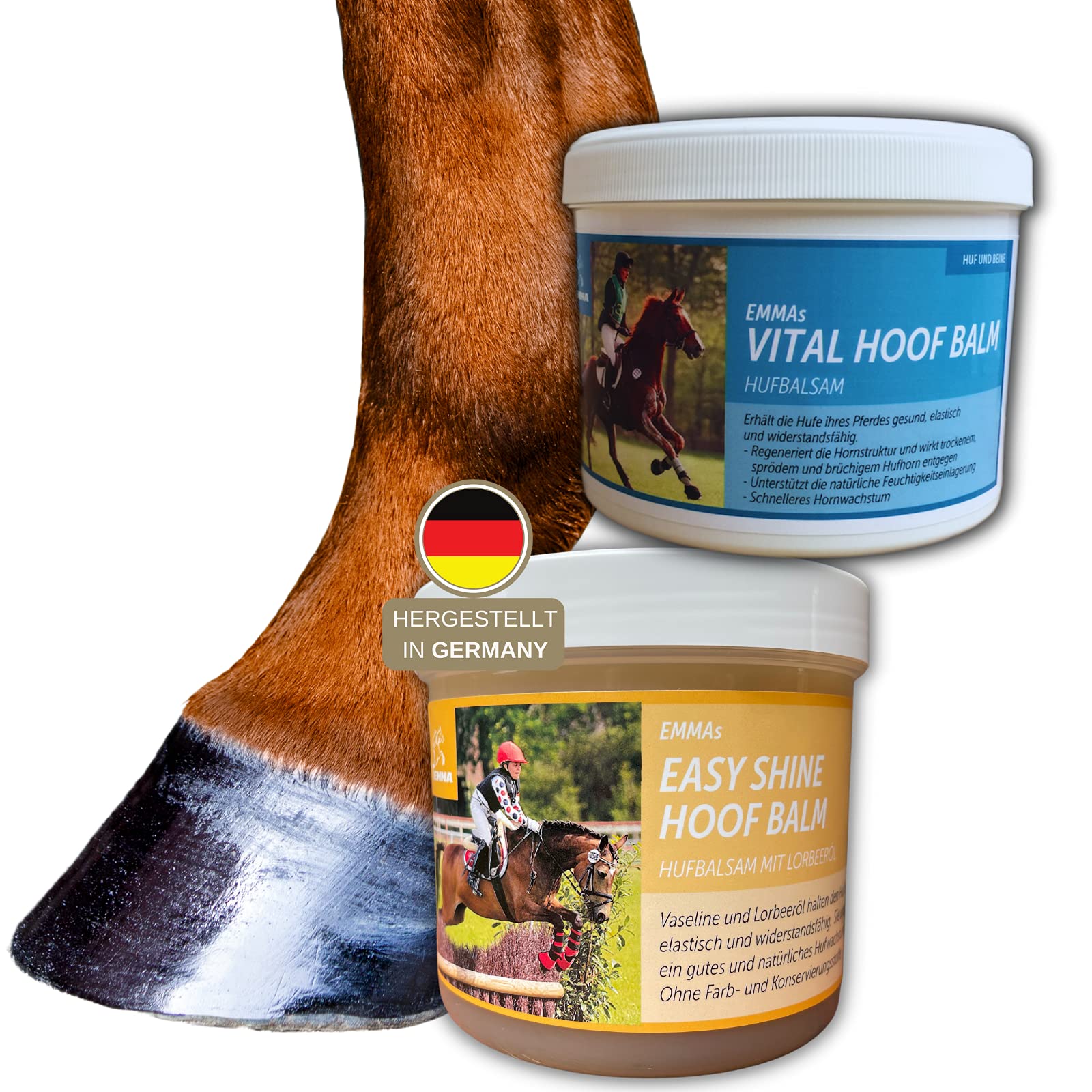 Buy EMMA Huffett Hoof Balm Laurel Oil Hoof Care Set I Hoof Ointment y Hooves I Laurel Ointment I