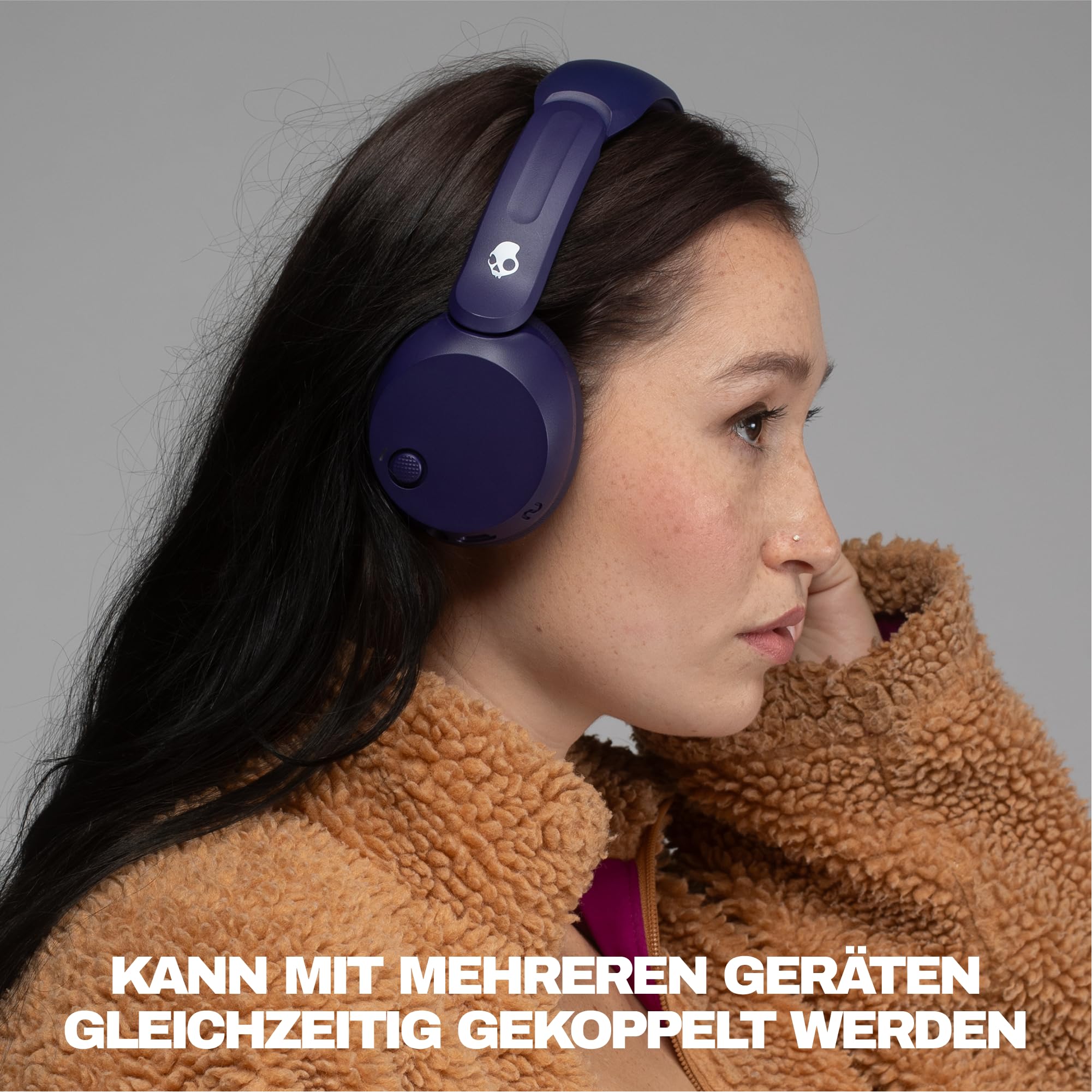 Skullcandy Icon 180 Kabelloser On-Ear-Kopfhörer - Lila – Ansicht 4