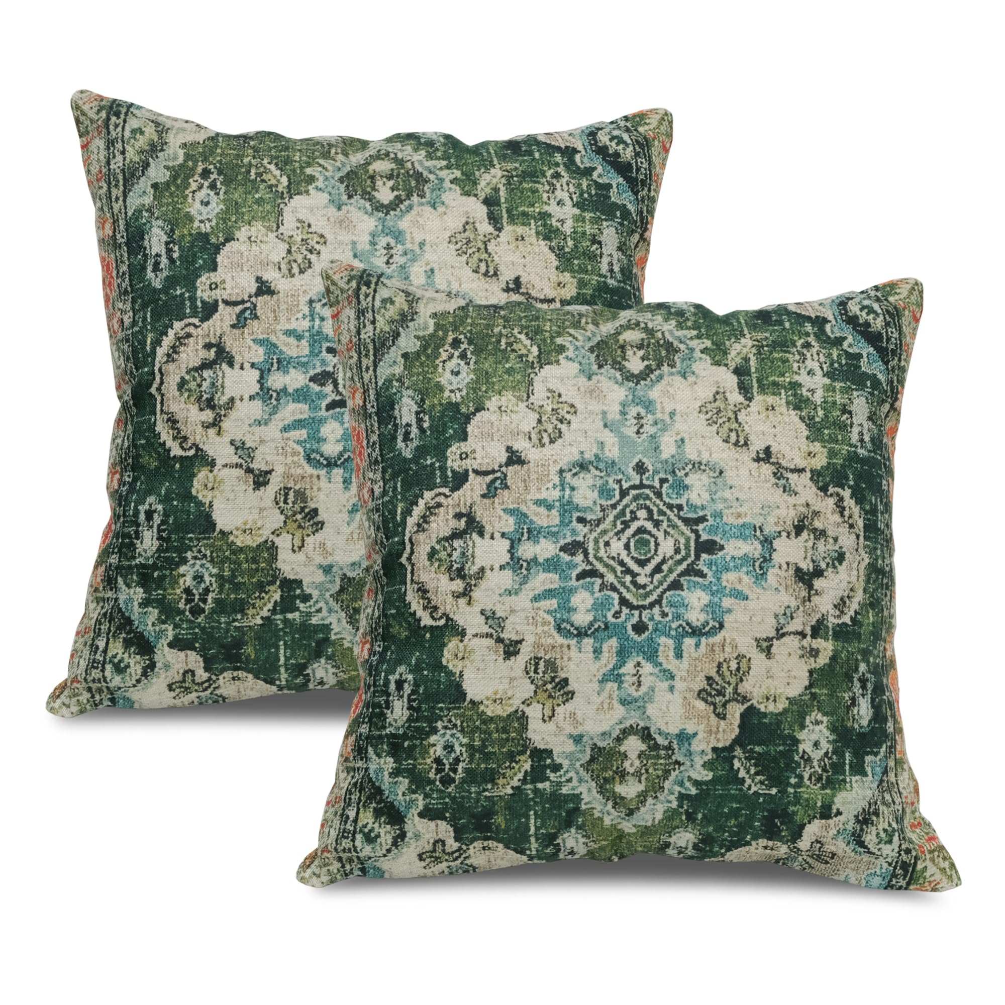 YAJTJX Boho Vintage Ethnic Carpet Pattern Throw Pillow
