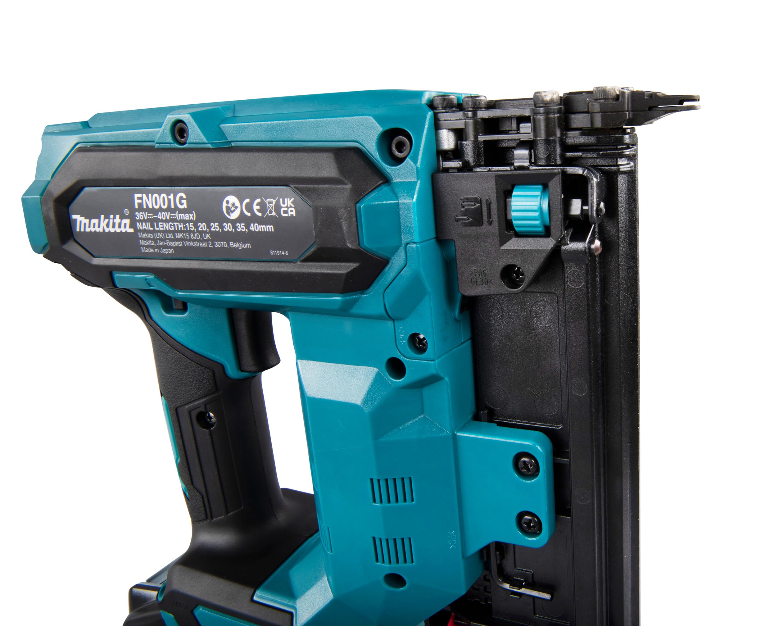 Makita FN001GZ Groppinatrice XGT 40 V max. 40Vmax • 15 – 40mm (senza batteria, senza caricatore)