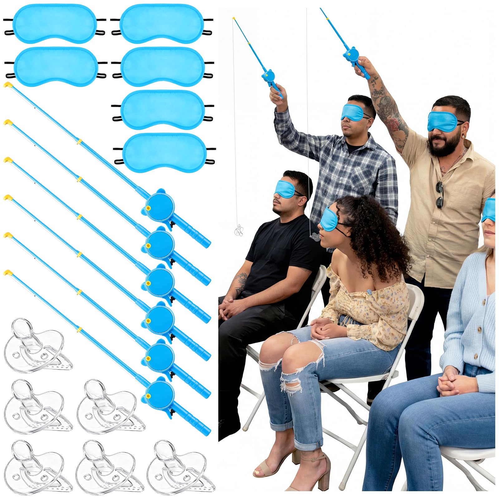 Photo 1 of Tasdurian Baby Shower Games - Pacifier Fishing Game