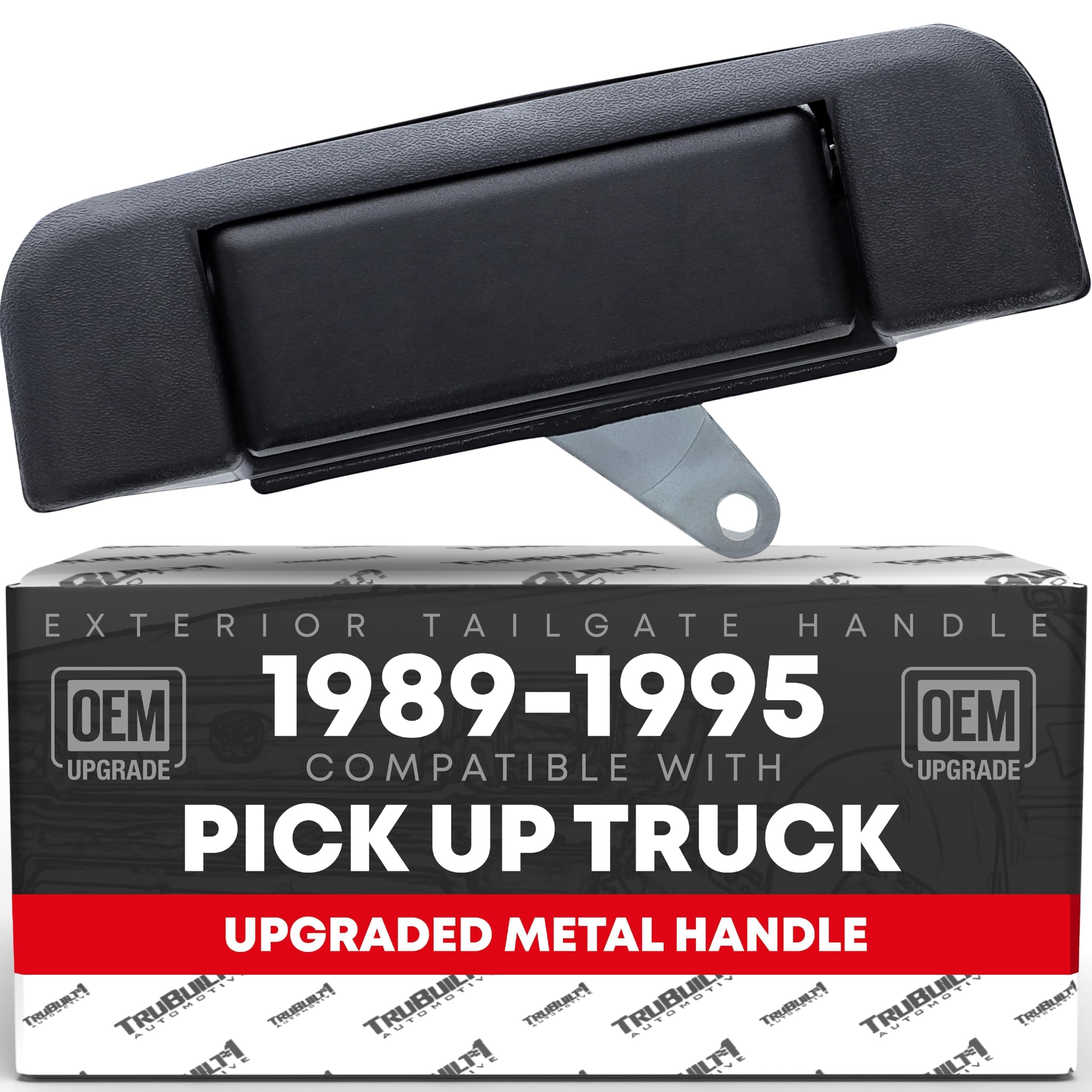 Tailgate Latch Handle Upgrated Metal Lever Compatible with 1989-1995 Toyota Pickup, 4Runner - OEM Replacement 69090-71010, 77103