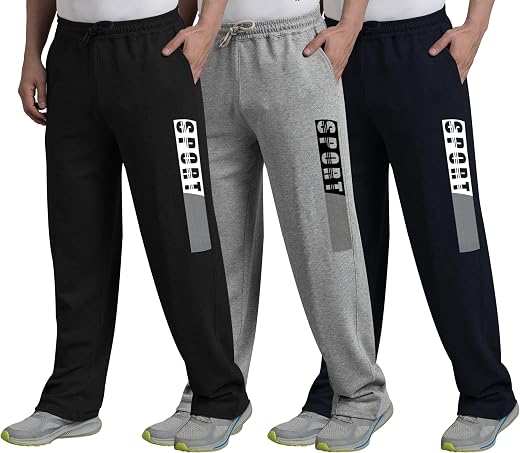 West Gate Clothing Plus Size Men's Regular Fit Trackpants | Men's Track Pant Combo Pack 3 | Men Stylish Trackpant | Sport ...