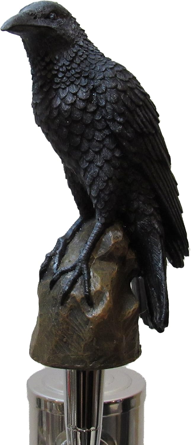 Kool Collectibles Raven Beer Tap Handle Sports Bar Kegerator Resin Breweriana Walking Dead Crow