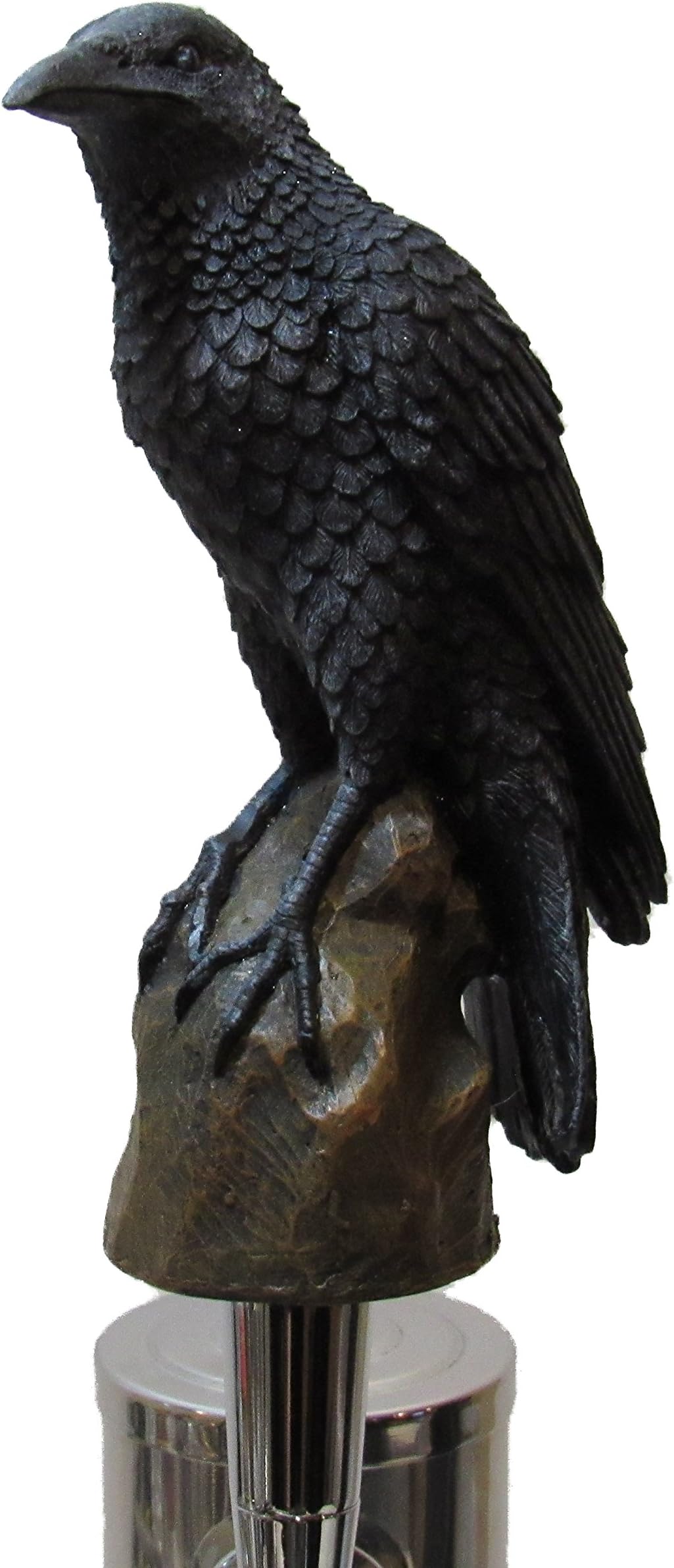 Raven Beer Tap Handle Sports Bar Kegerator Resin Breweriana Walking Dead Crow