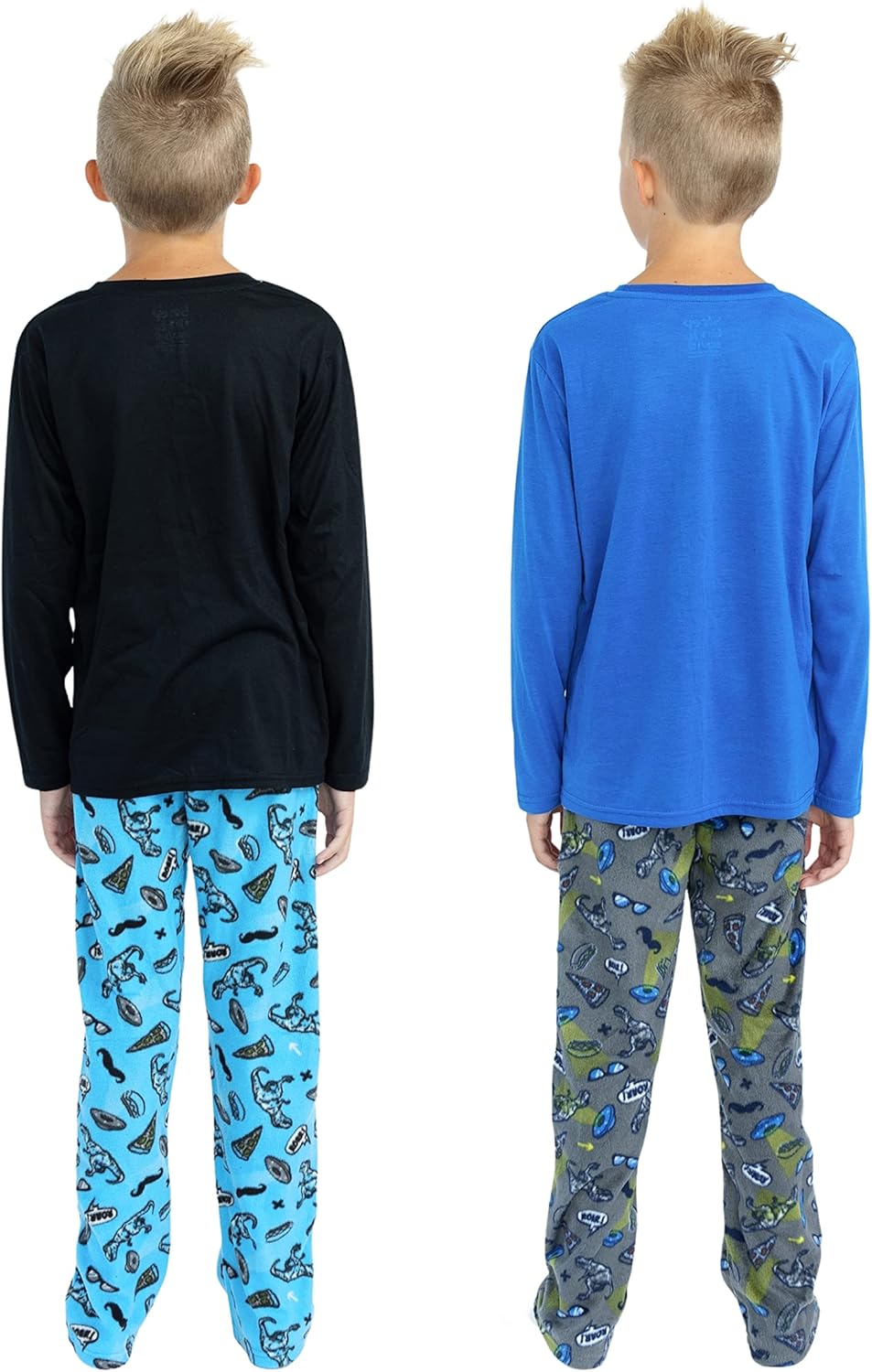 Sleep On It Boys Fleece Pajama Set Soft Kids Sleepwear Long Sleeve Tops & Pants Warm Boys PJs Sizes 4-14 - Image 7