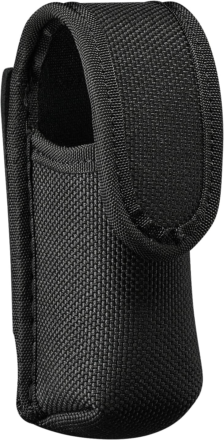 Mace Pepper Spray Holder Black Belt Pouch, Hidden Snap MK III Small, Fits up to 2oz