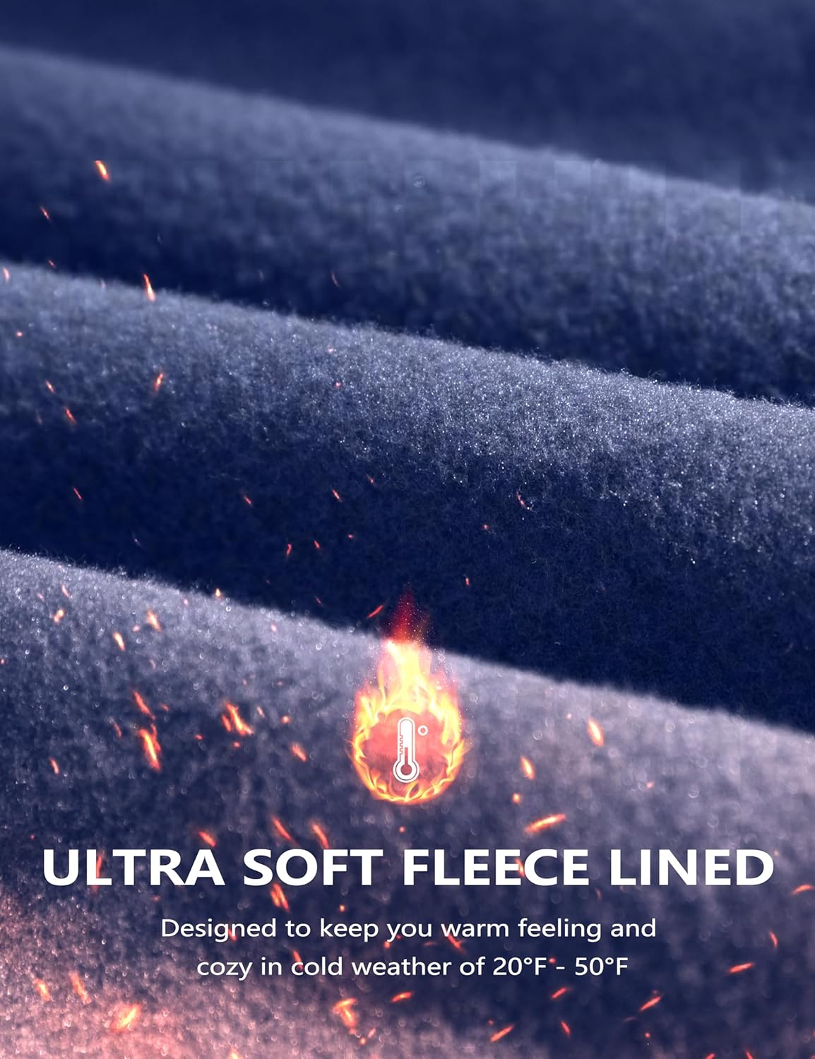 VOOVEEYA Women's Fleece Lined Leggings Flare Pants with Pockets Thermal Warm High Waisted Winter Bootcut Yoga Dress Pants - Image 4