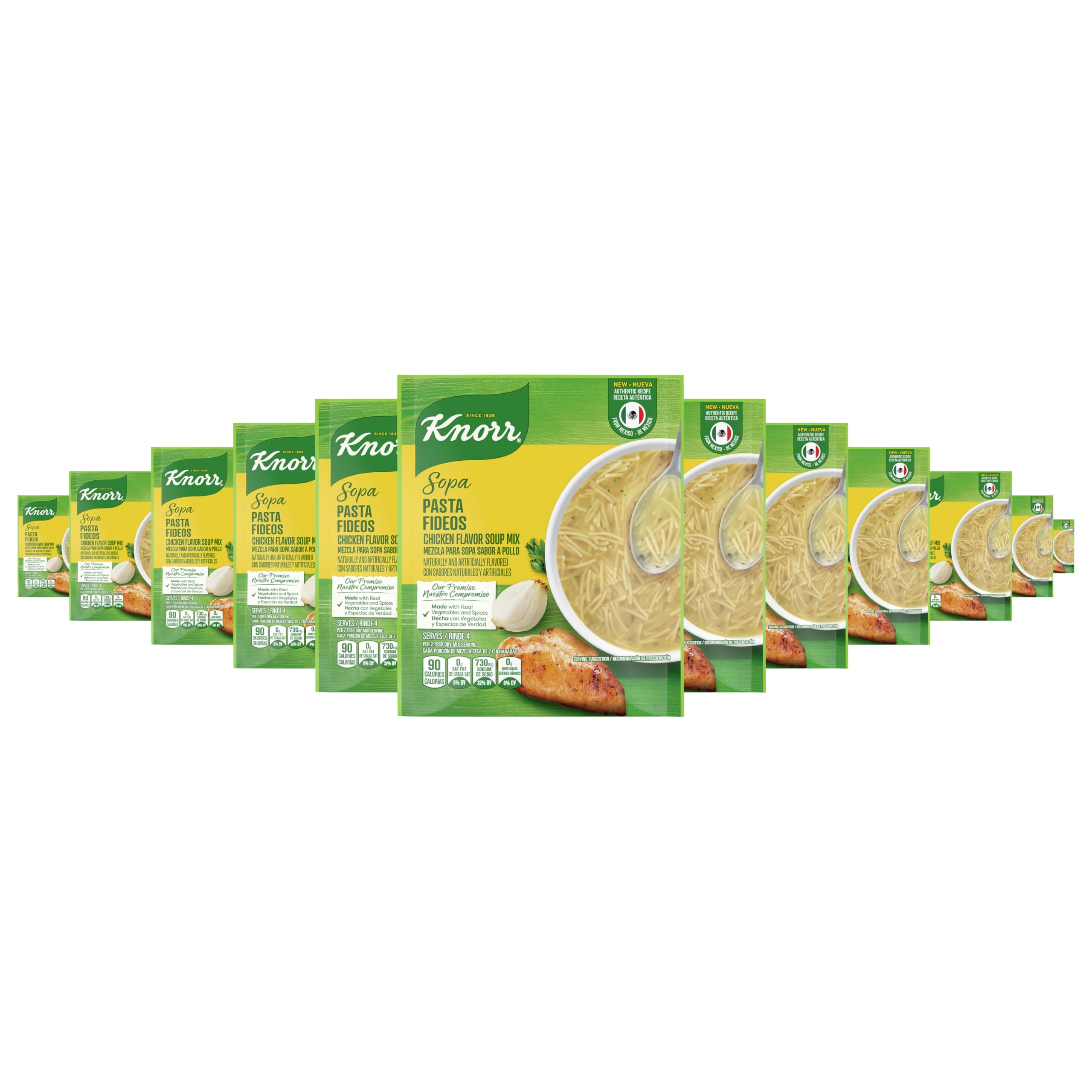 Amazon.com: Knorr Sopa Soup Mix 12 pack Chicken Noodle Soup Made