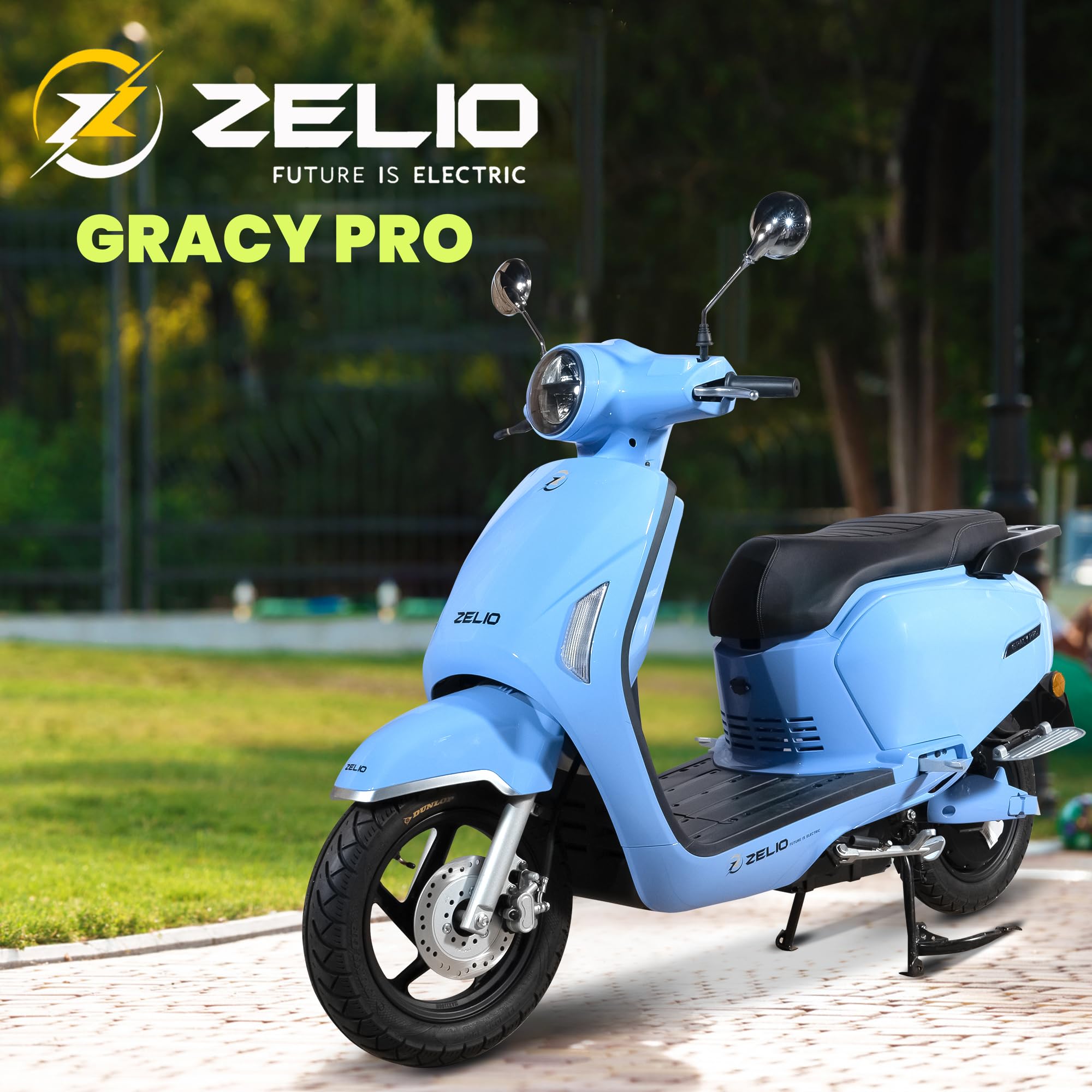 ZELIO Gracy PRO Electric Scooter | 72V/32AH Battery | Approx. 50