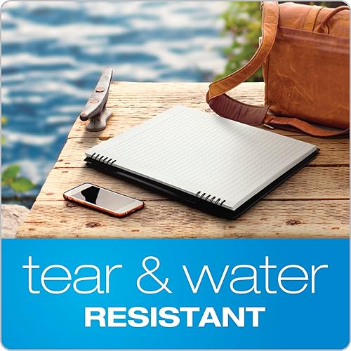 Miniatura 3 de Oxford Cuaderno de papel de piedra, 8-12 x 11 pulgadas, tapa azul, 60 hojas, paquete de 2 (161646)