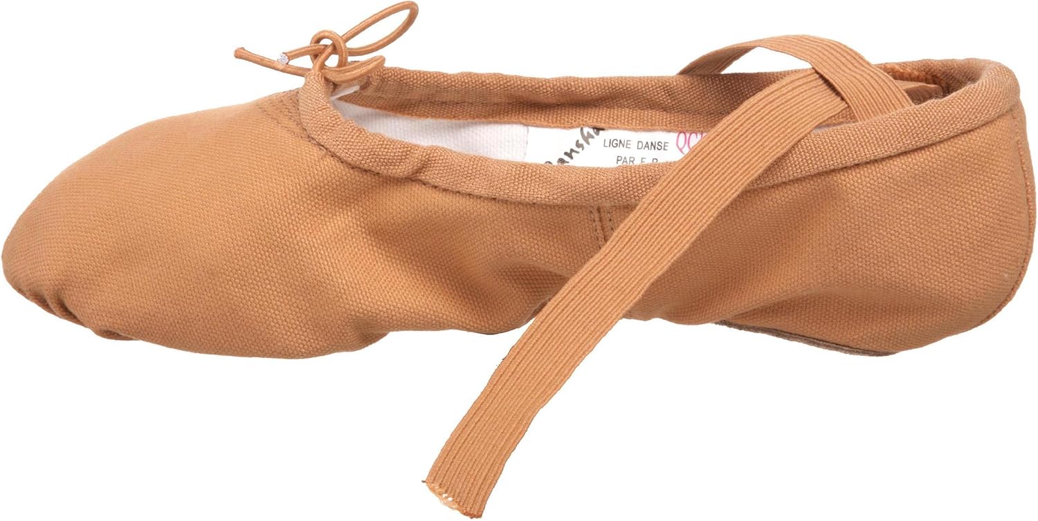 Sansha Unisex-Adult Pro 1 Canvas Ballet Slipper,Black,3 M (2 M US Women's) - Image 7