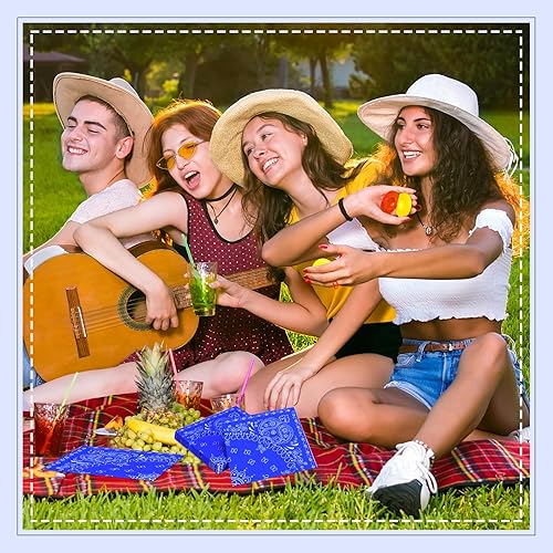 Miniatura 4 de Teling 100 pañuelos desechables de 2 capas, servilletas de papel con estampado de cachemira occidental para fiesta, bandana con temática de vaquero,