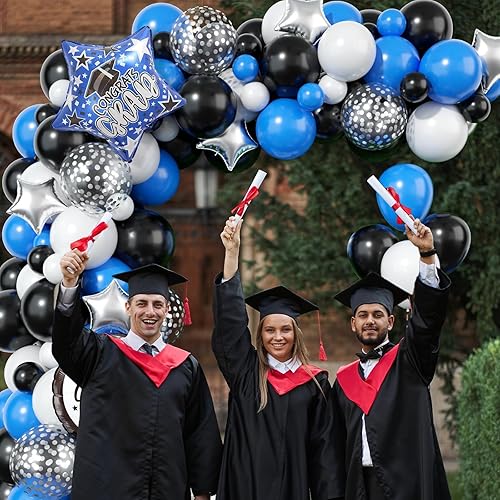 Miniatura 57 de Arco de globos de dinosaurio azul, verde y naranja, 121 unidades, cumpleaños de niños, decoraciones de baby shower Verde Naranja Azul